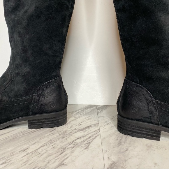 New! Born Borman Tall Black Distressed Suede Boot 5.5 - Picture 8 of 12